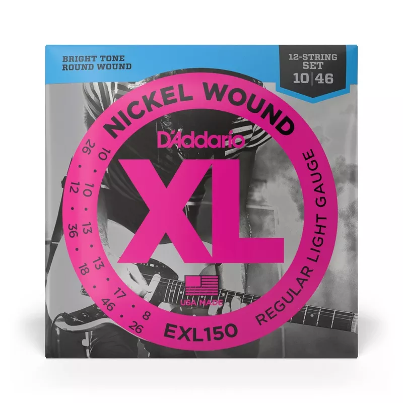d-addario-exl150-10-46-regular-light-12-string-xl-nickel D’Addario EXL150 10-46 Regular Light 12-String, XL Nickel