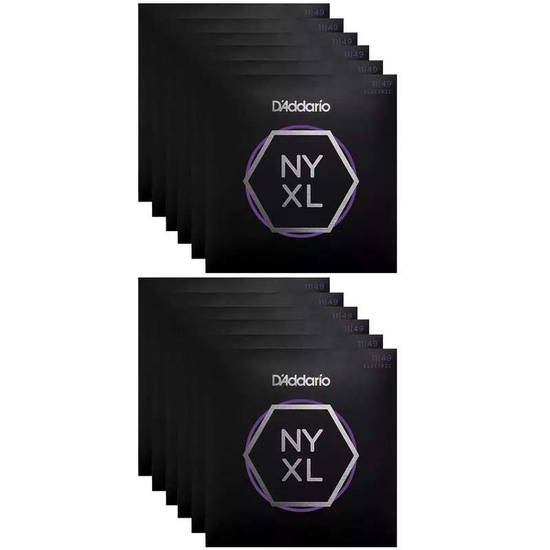 d-addario-nyxl-electric-guitar-strings-medium-11-49-12-pack-bundle D’Addario NYXL Electric Guitar Strings Medium 11-49 (12 Pack Bundle)