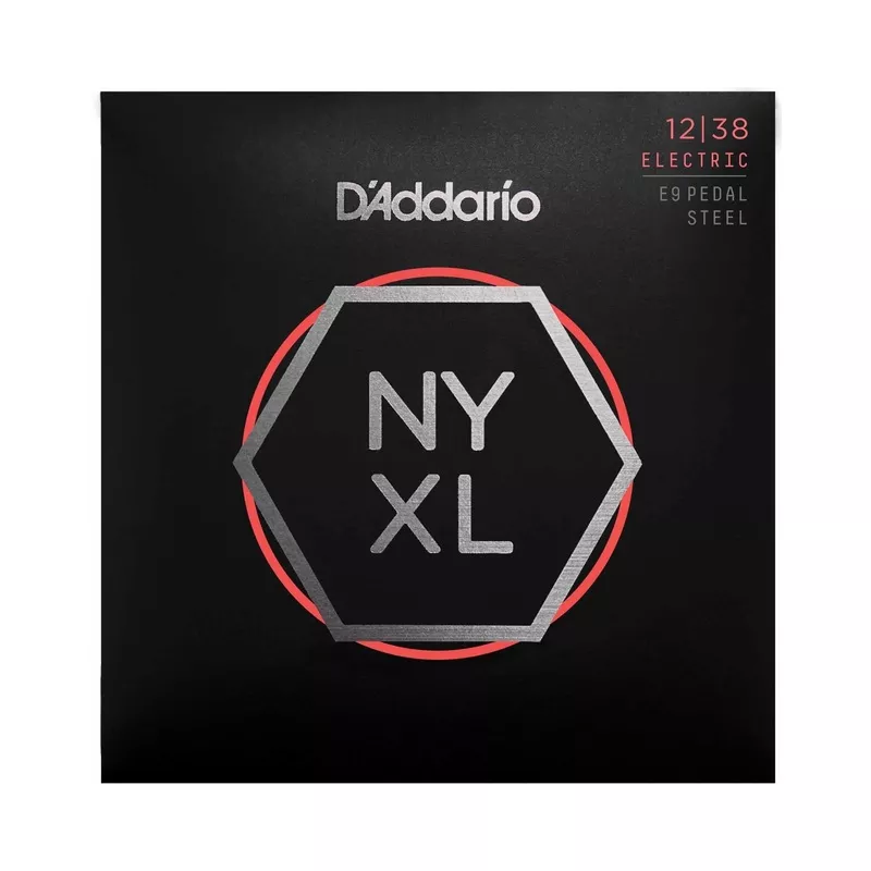 D’Addario NYXL1238PS E9 Pedal Steel Guitar Strings, Custom Medium