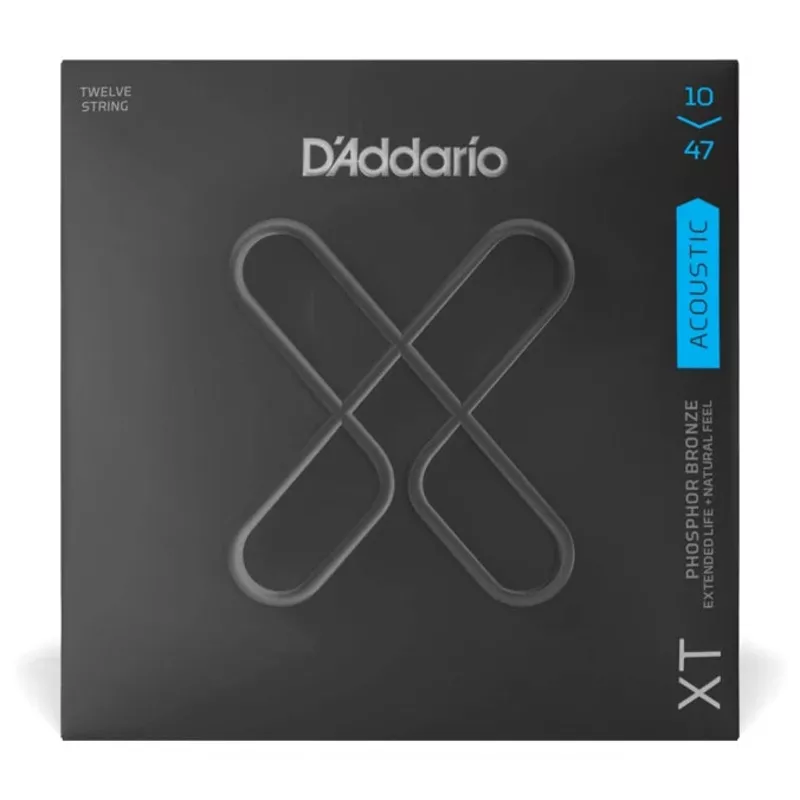 d-addario-xt-acoustic-phosphor-bronze-10-47-light-12-string-set D’Addario XT Acoustic Phosphor Bronze, 10-47, Light 12 String Set