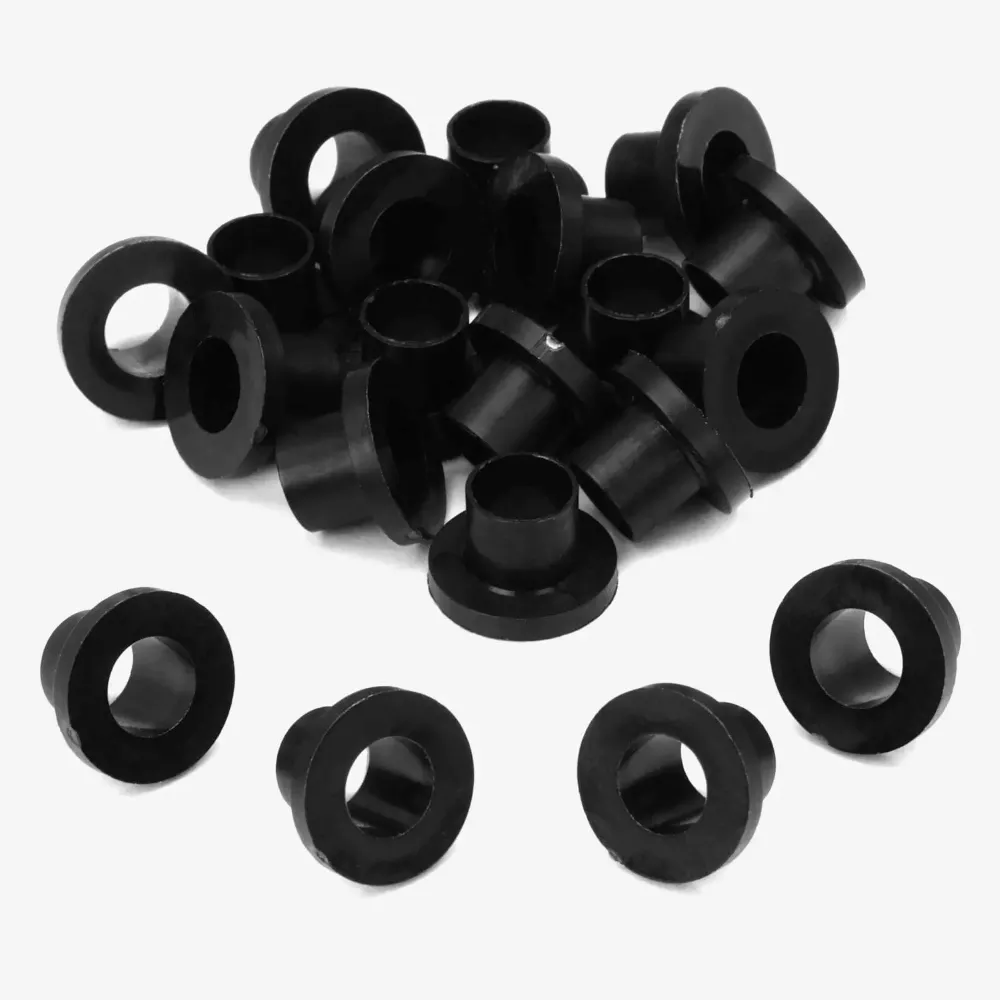 DANMAR TRW20B 20 PK NYLON TENSION ROD WASHERS - BLACK