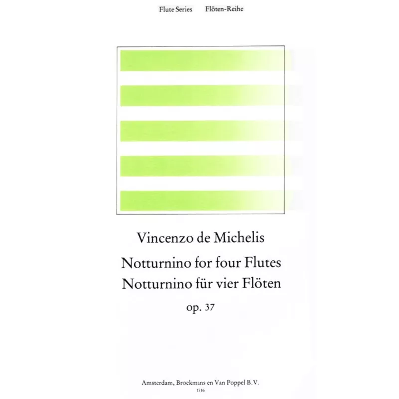 de-michelis-v-notturnino-four-flutes-op-37 de Michelis, V :: Notturnino for four Flutes op. 37
