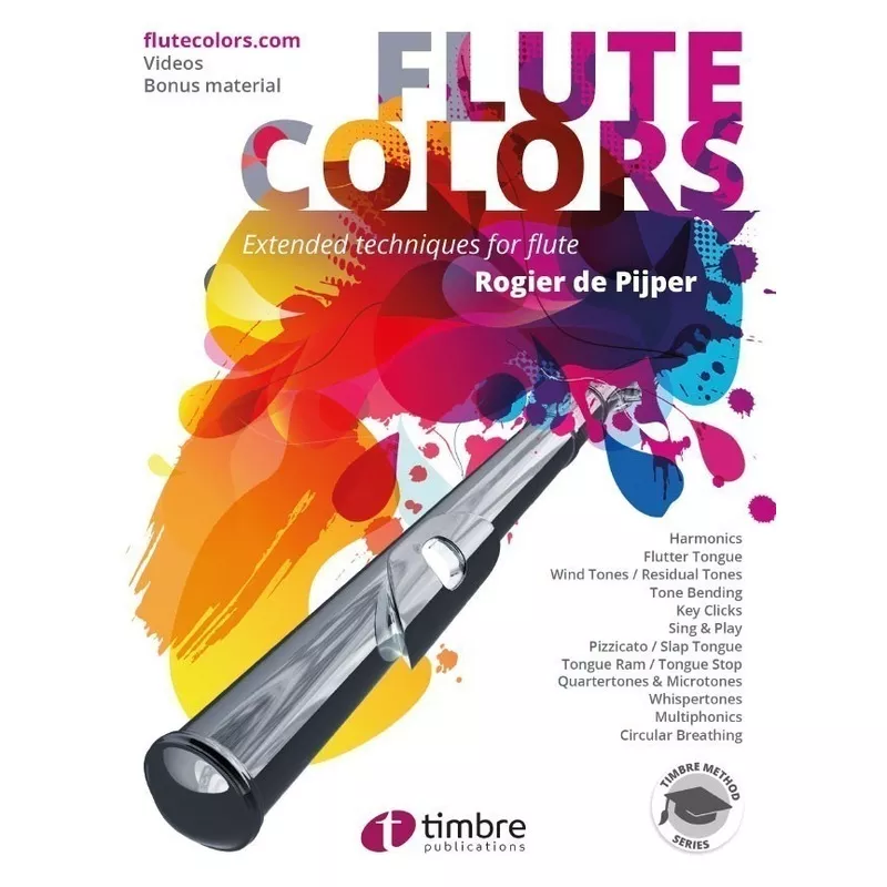 de-pijper-r-flute-colors-extended-techniques-flute de Pijper, R :: Flute Colors: Extended Techniques for Flute