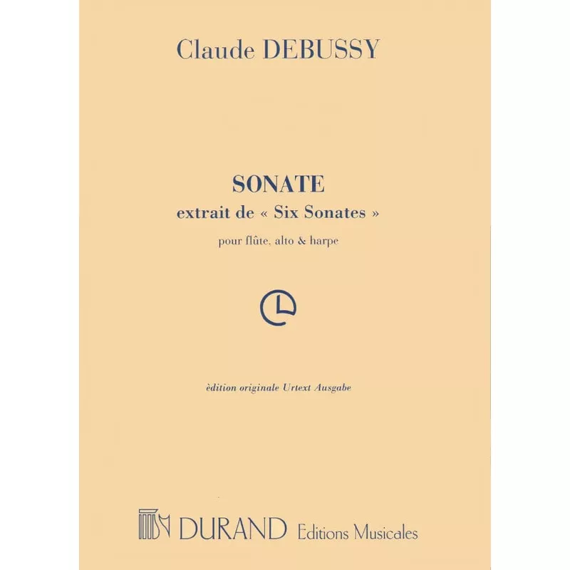 Debussy, Claude – Sonata for Flute, Viola and Harp – Durand Edition