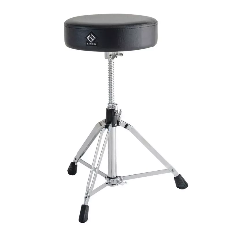 dixon-psn-9-round-drum-throne-double-braced-round-throne-black-vinyl Dixon PSN-9 Round Drum Throne Double-Braced Round Throne – Black Vinyl