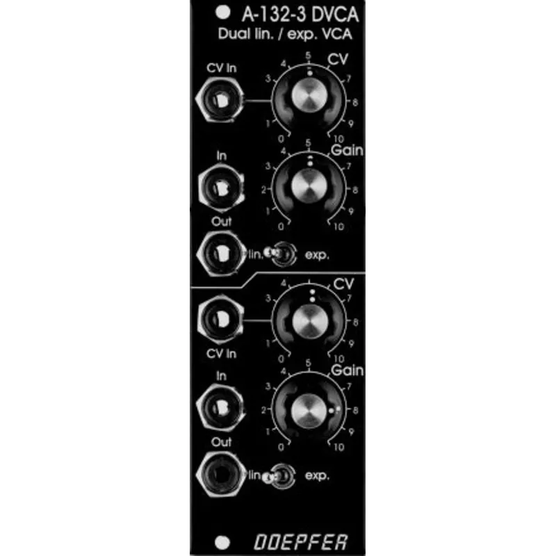 doepfer-132-3v-dual-linear-exponential-vca-vintage DOEPFER A-132-3V DUAL LINEAR – EXPONENTIAL VCA VINTAGE