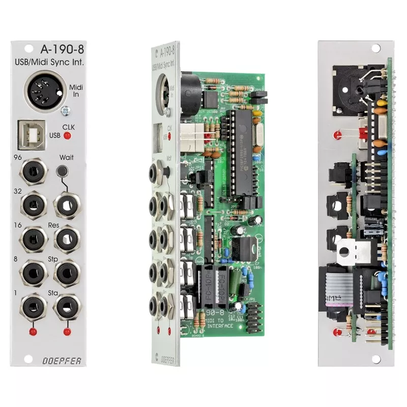 doepfer-190-8-usb-midi-to-sync-interface DOEPFER A-190-8 USB – MIDI TO SYNC INTERFACE