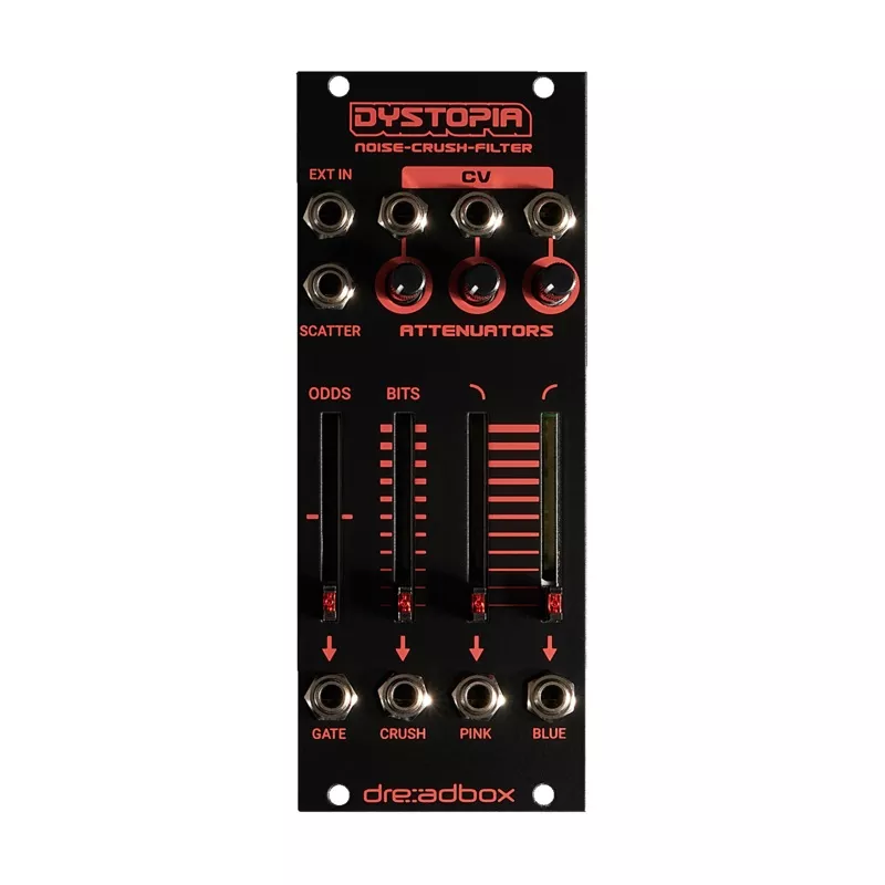 dreadbox-dystopia-black-light-noise-crush-filter DREADBOX DYSTOPIA BLACK LIGHT NOISE CRUSH FILTER