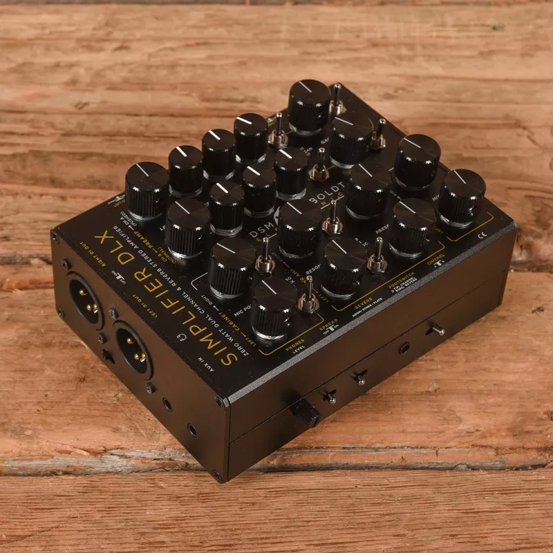 dsm-humboldt-electronics-simplifier-dlx-dual-channel-zero-watt-stereo-pedalboard DSM Humboldt Electronics Simplifier DLX Dual Channel Zero Watt Stereo Pedalboard Amplifier