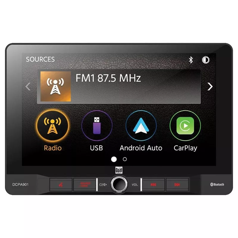 dual-9-mechless-digital-media-receiver-auto-single-din-dcpa901 Dual 9 Mechless Digital Media Receiver Auto Single din DCPA901
