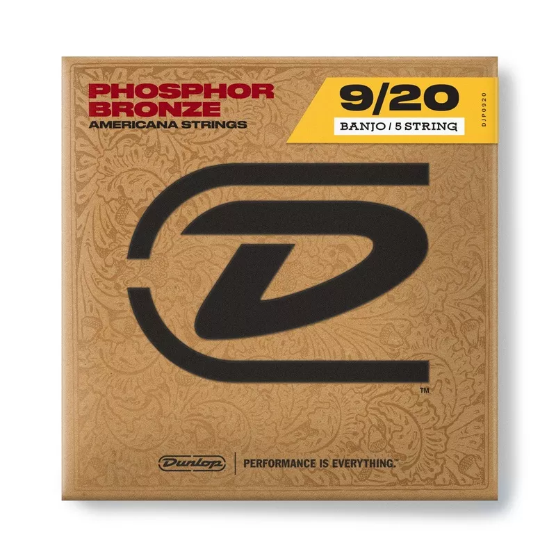 Dunlop DJP0920 Phosphor Bronze Banjo Strings, Light