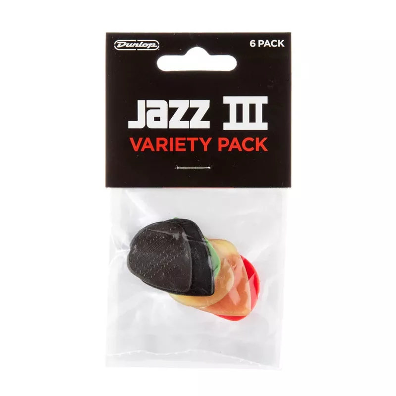 dunlop-jazz-iii-pick-variety-pack-6-pack Dunlop Jazz III Pick Variety Pack, 6 Pack