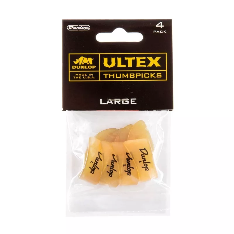 Dunlop Thumbpick Ultex Large Player Pack 3 Pack (12) Bundle