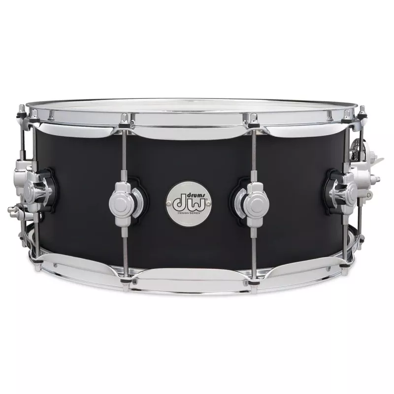 DW Design Snare Drum 14×6 Black Satin