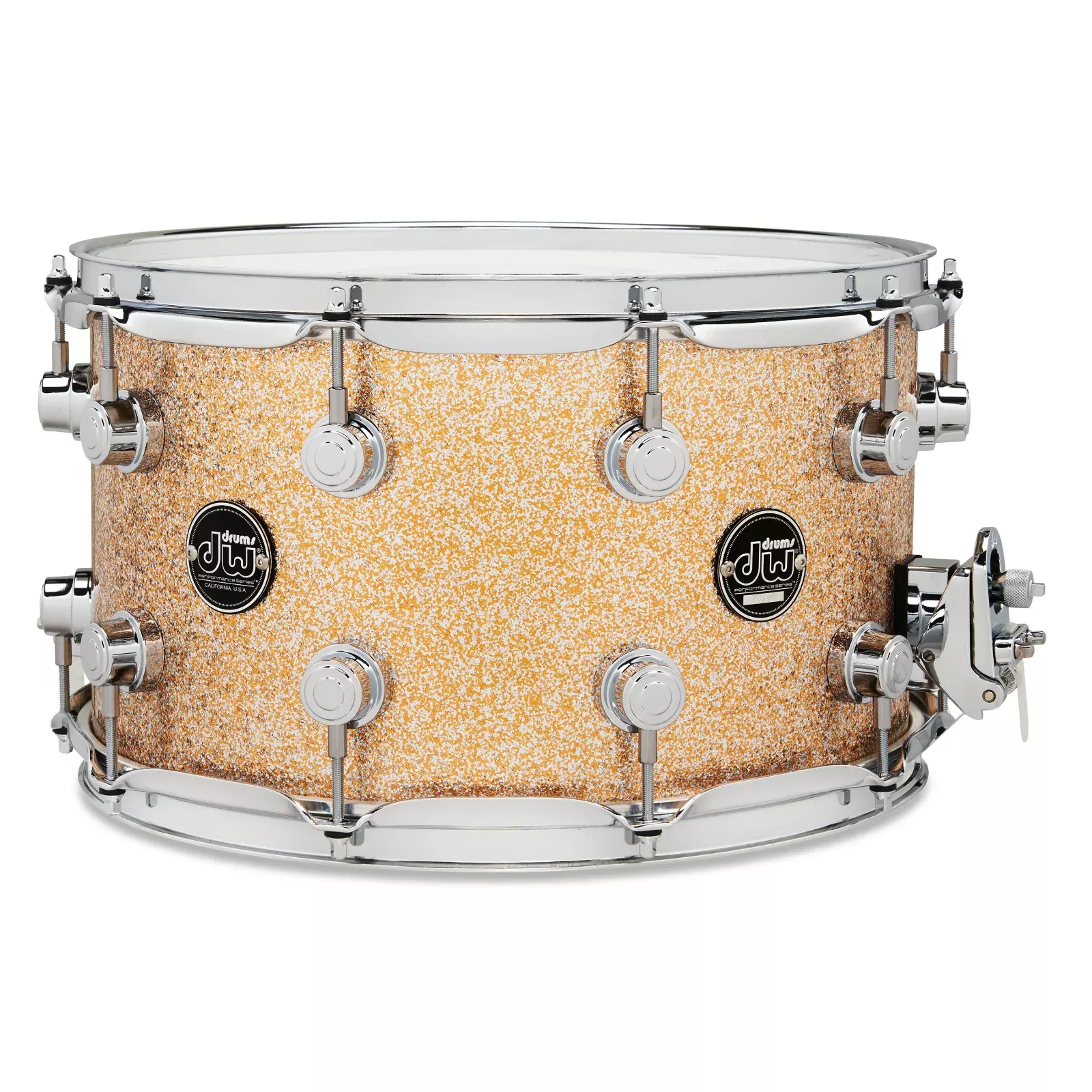 DW DRPF0814SSBR 8 x 14 PERFORMANCE SERIES SNARE DRUM - BERMUDA SPARKLE