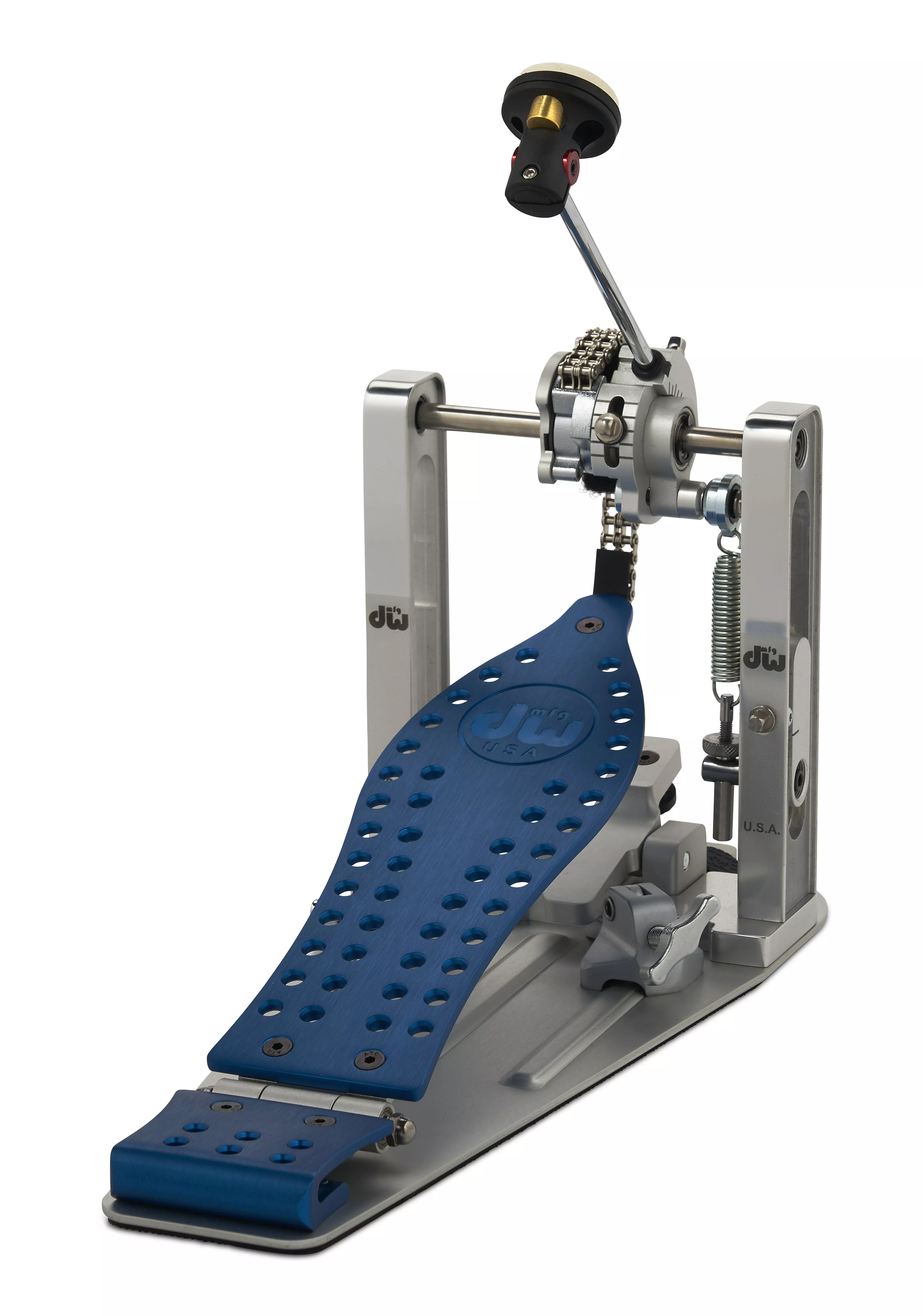 DW DWCPMCDBL MFG SERIES CHAIN SINGLE PEDAL BLUE