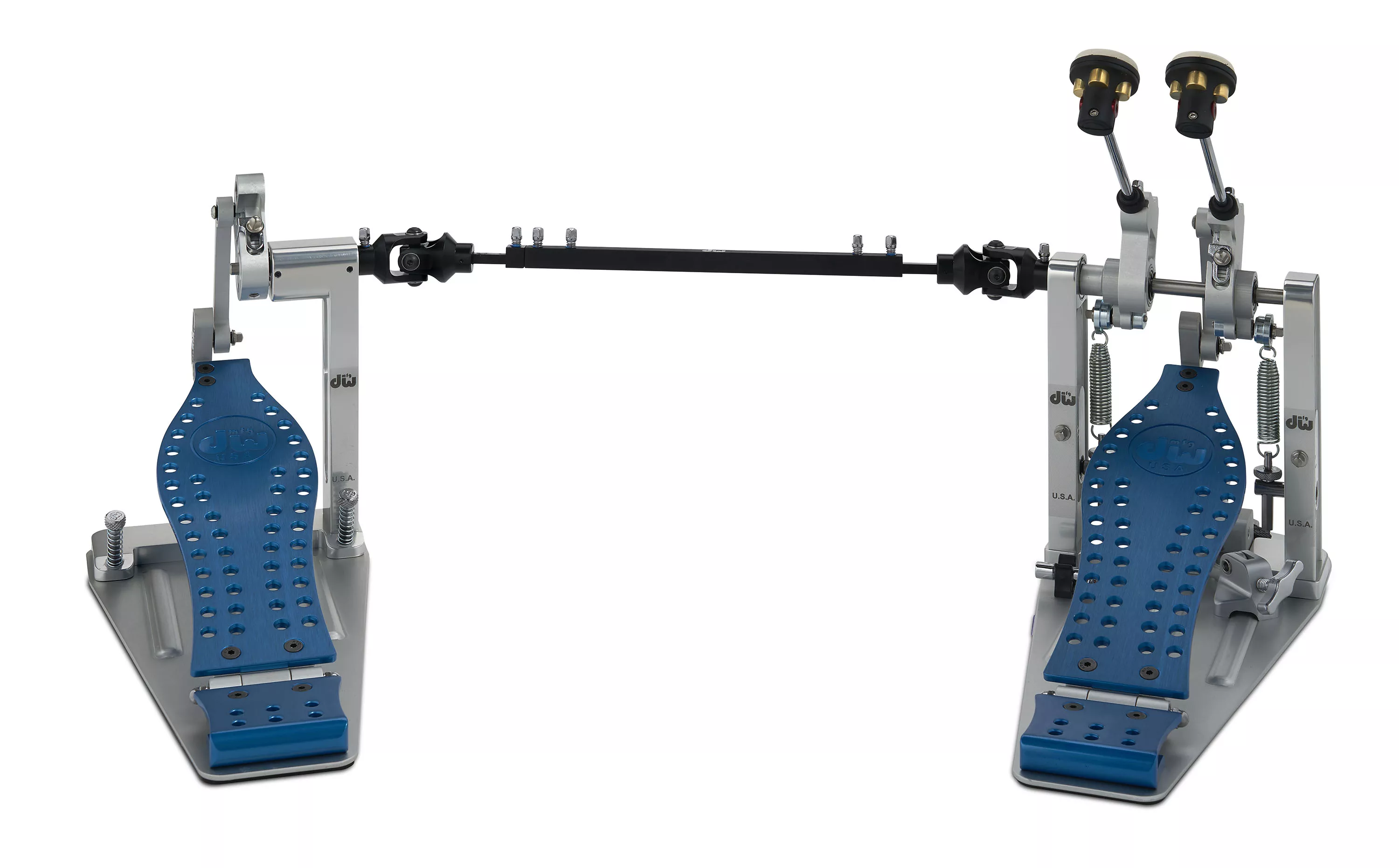 dw-dwcpmdd2bl-mfg-series-direct-double-pedal-blue DW DWCPMDD2BL MFG SERIES DIRECT DOUBLE PEDAL BLUE