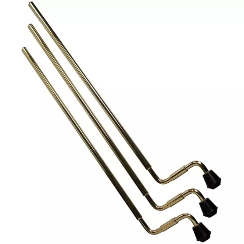 DW DWSMFLT21ALGD Tom Legs, 21, Aluminum, Gold (3 Pk)