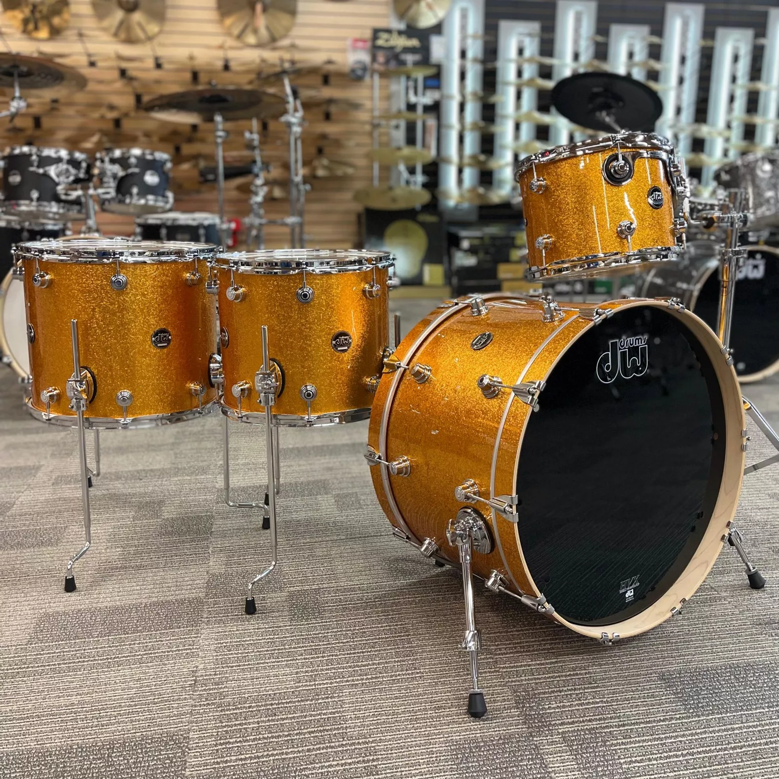 dw-performance-4pc-22b-12-14-16-gold-sparkle DW PERFORMANCE 4PC 22B-12-14-16 GOLD SPARKLE