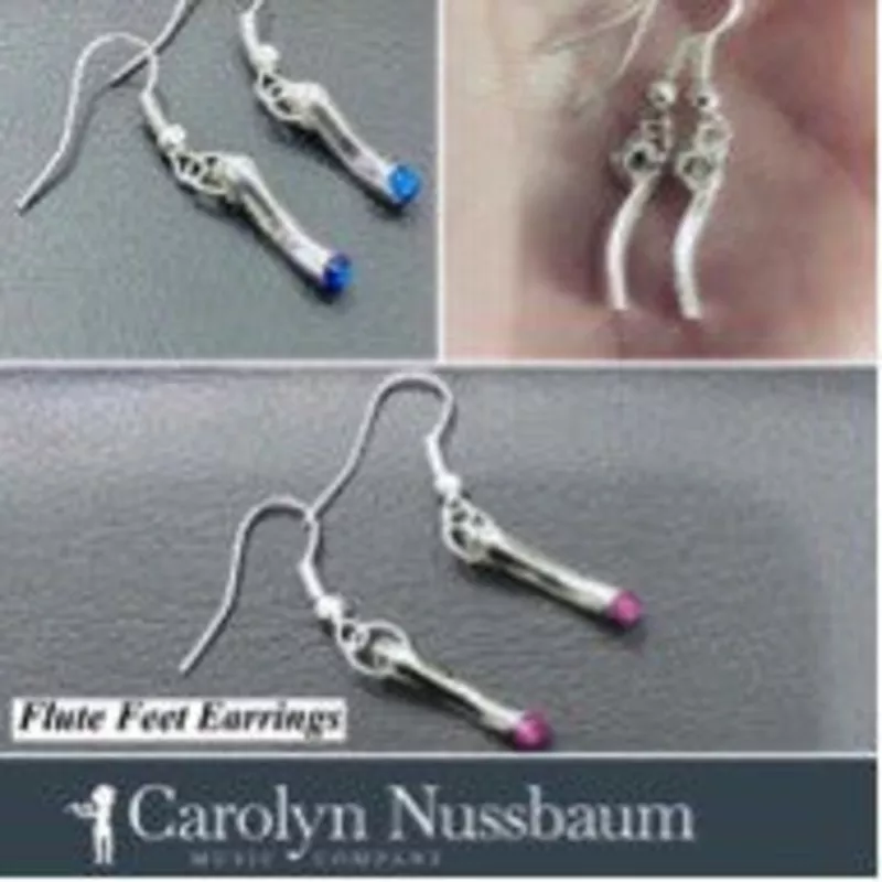 Earrings – Flute Feet