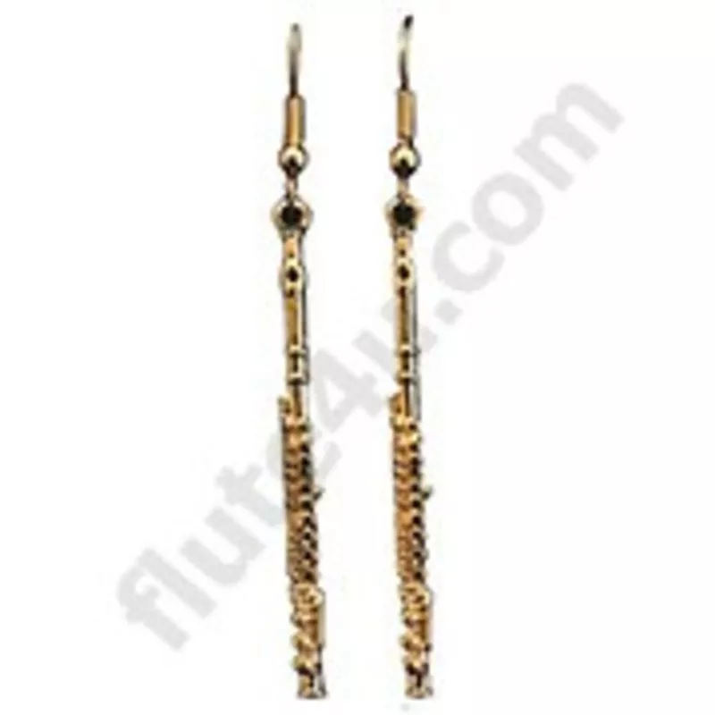 earrings-flute-gold Earrings – Flute Gold