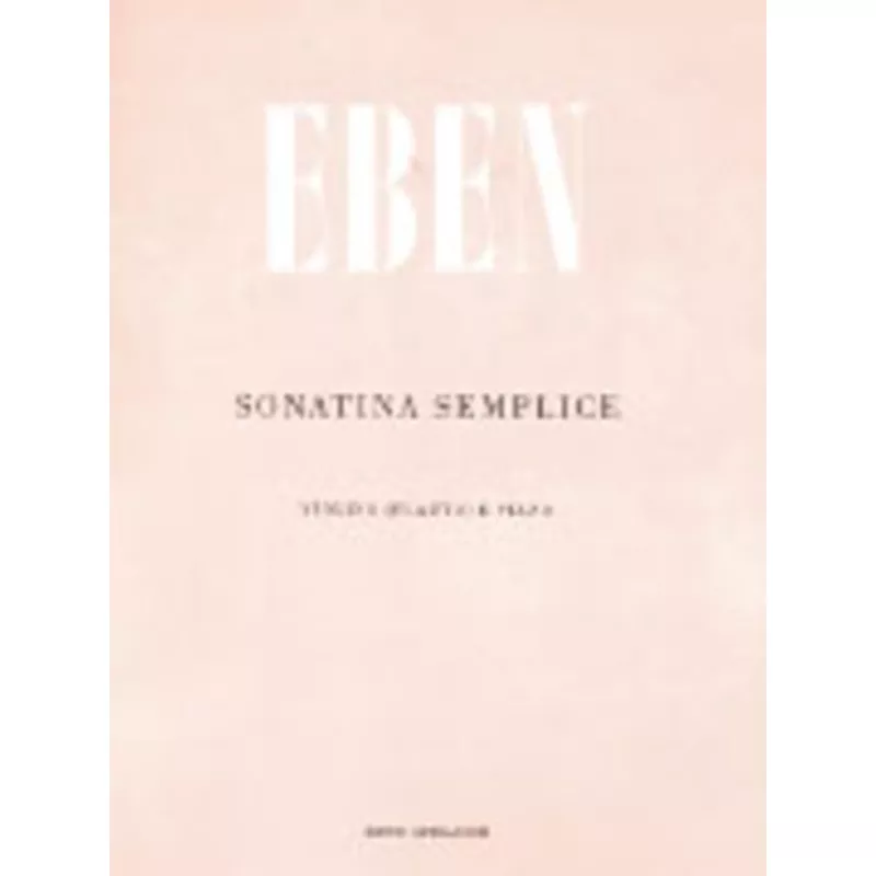 eben-p-sonatina-semplice Eben, P :: Sonatina Semplice