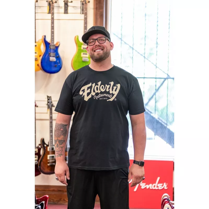 elderly-instruments-2-sided-t-shirt-black-various-sizes Elderly Instruments 2-Sided T-Shirt, Black (Various Sizes)