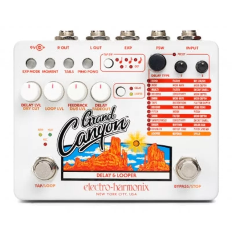 electro-harmonix-grand-canyon-delay-looper Electro-Harmonix Grand Canyon Delay and Looper