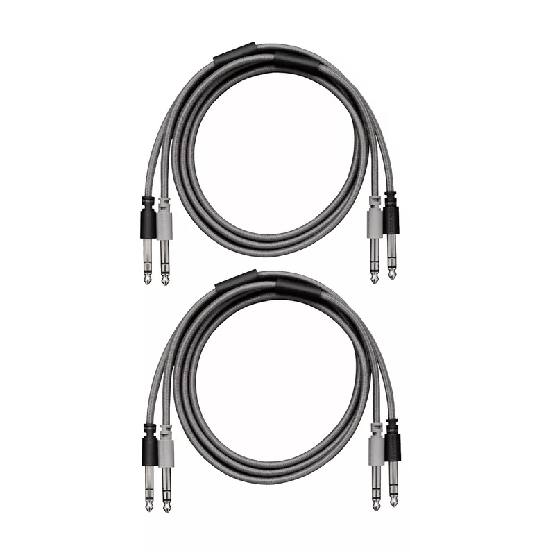 elektron-ca-30-tw-twin-balanced-trs-1-4-cable-10-2-pack-bundle Elektron CA-30-TW Twin Balanced TRS 1/4″ Cable 10′ 2 Pack Bundle