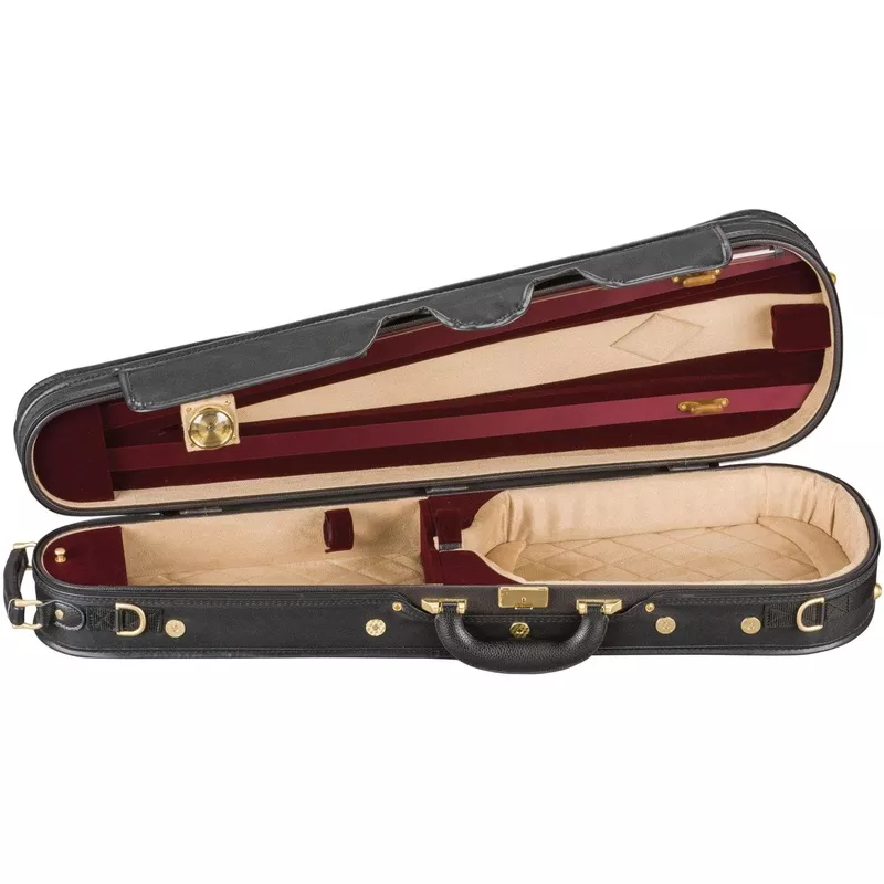 embassy-ambassador-shaped-violin-case-black Embassy Ambassador Shaped Violin Case Black