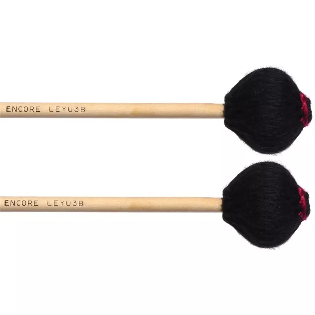 encore-le-yu-leyu3b-medium-birch-marimba-mallets Encore Le Yu LEYU3B Medium Birch Marimba Mallets