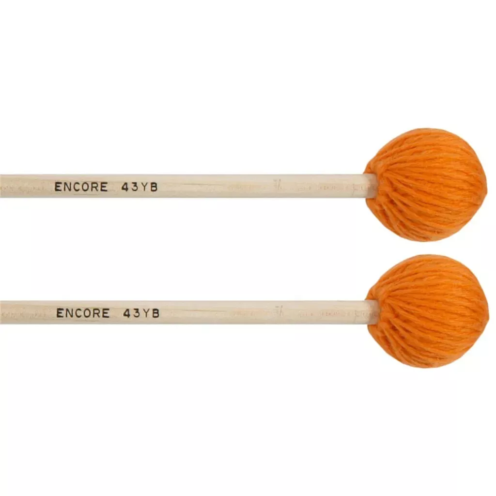 encore-yarn-wound-43yb-medium-soft-birch-marimba-mallets Encore Yarn Wound 43YB Medium Soft Birch Marimba Mallets