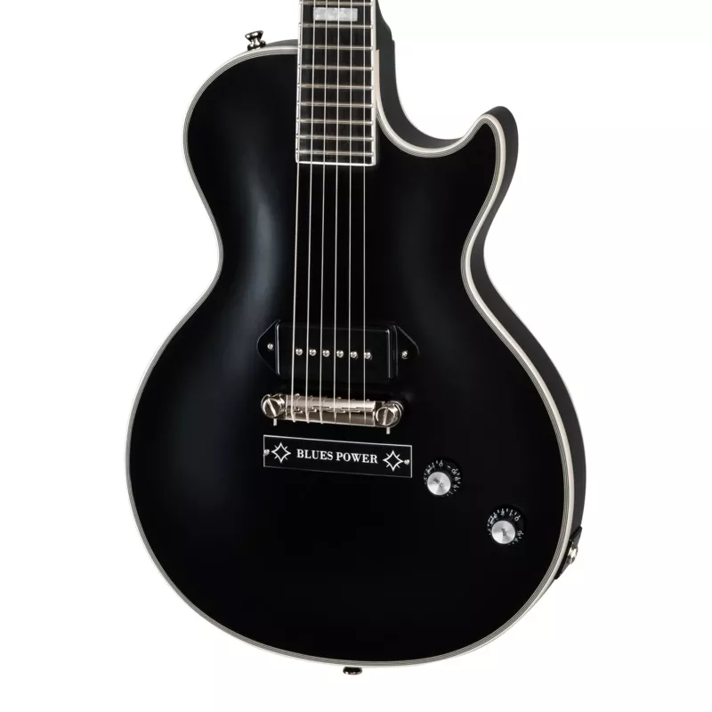 Epiphone Jared James Nichols Old Glory Les Paul Custom, Black Aged Gloss