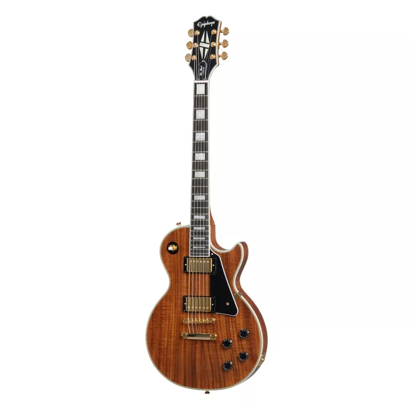 epiphone-les-paul-custom-koa-natural Epiphone Les Paul Custom Koa, Natural