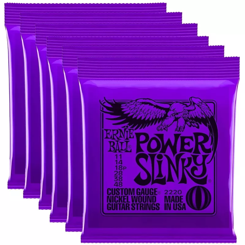 ernie-ball-2220-power-slinky-11-48-6-pack-bundle Ernie Ball 2220 Power Slinky 11-48 (6 Pack Bundle)