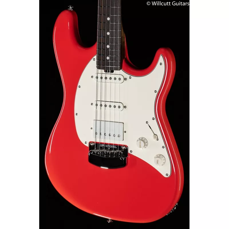 Ernie Ball Music Man Cutlass HSS Trem Coral Red