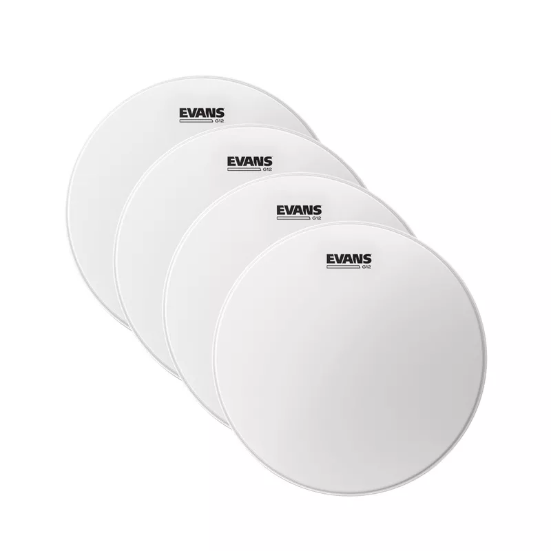 evans-12-g12-coated-white-drum-head-4-pack-bundle Evans 12″ G12 Coated White Drum Head (4 Pack Bundle)