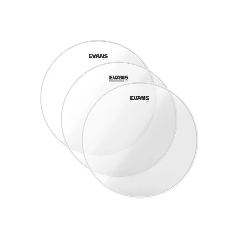 evans-12-g2-clear-drumhead-3-pack-bundle Evans 12″ G2 Clear Drumhead (3 Pack Bundle)