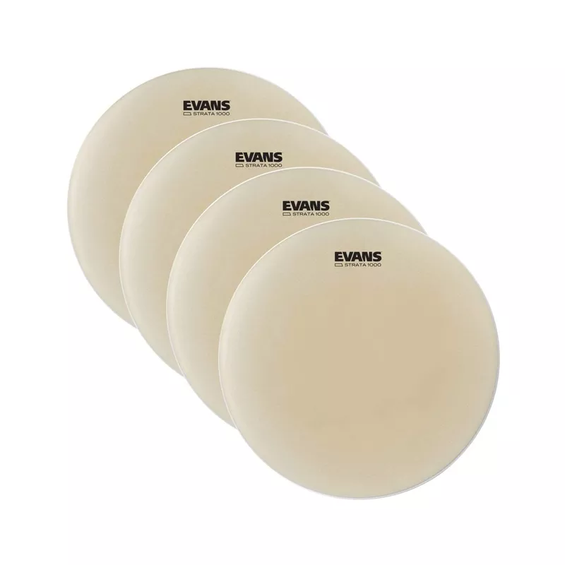 Evans 12″ Strata 1000 Drum Head (4 Pack Bundle)