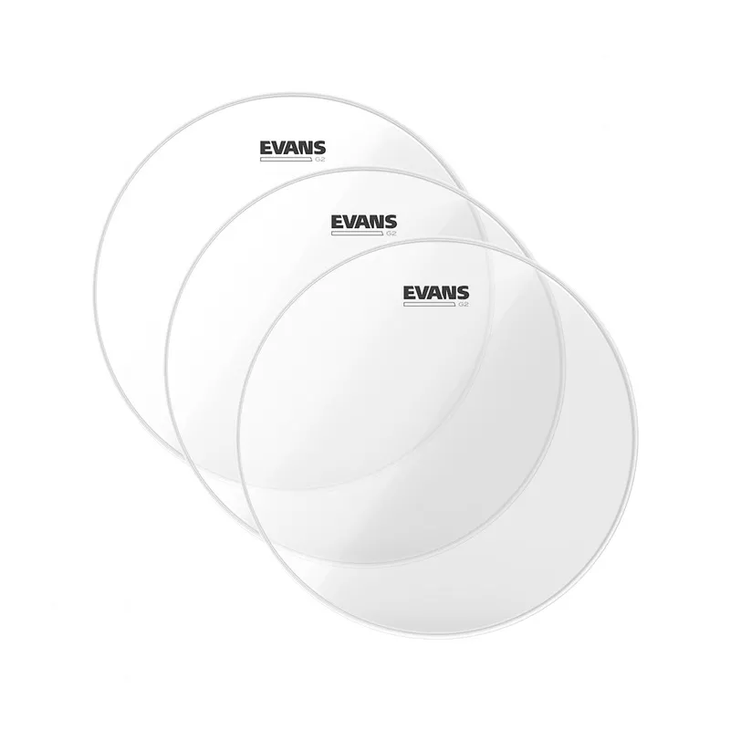 evans-13-g2-clear-drumhead-3-pack-bundle Evans 13″ G2 Clear Drumhead (3 Pack Bundle)