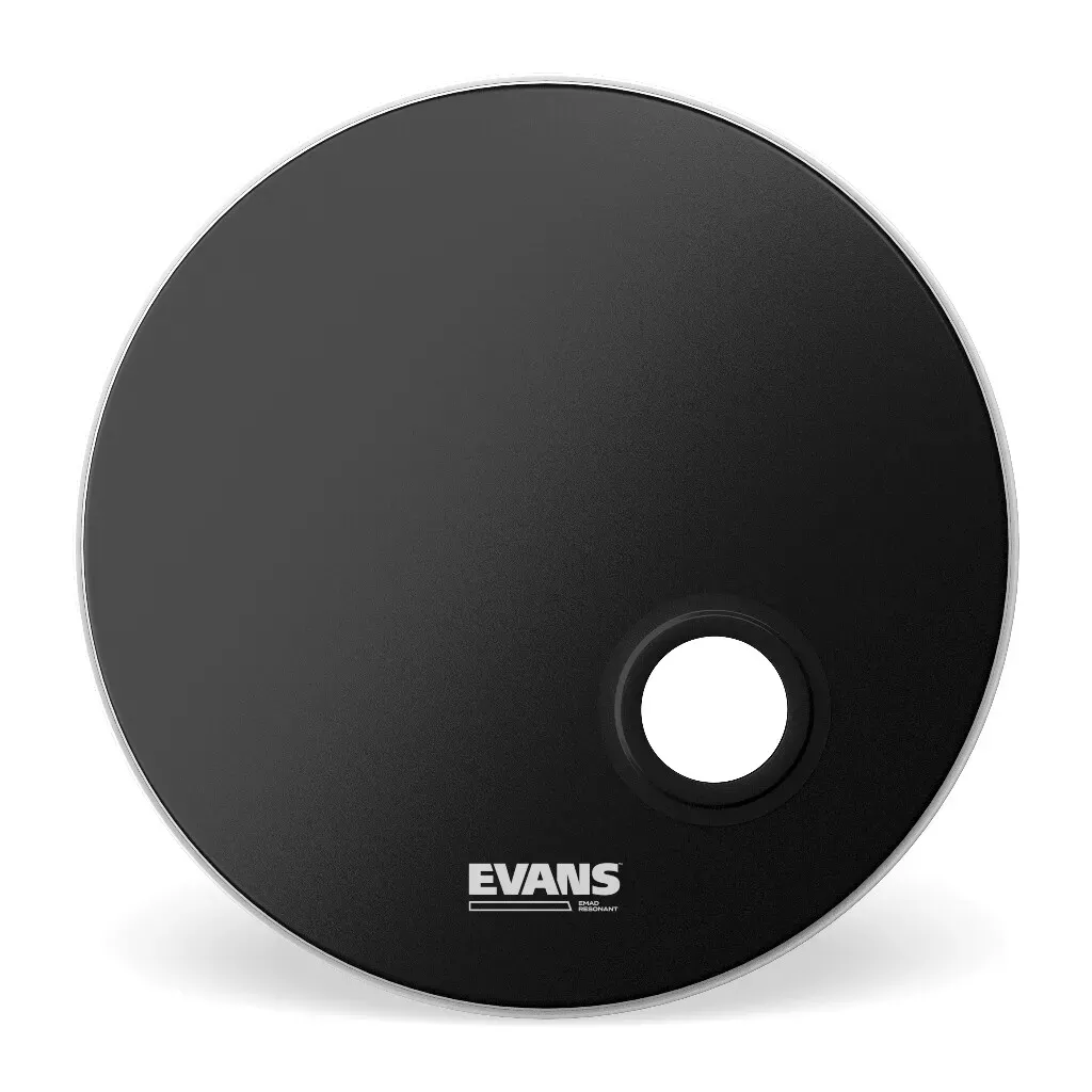 evans-emad-resonant-bd22remad-22-black-bass-drum-head Evans EMAD Resonant BD22REMAD 22" Black Bass Drum Head