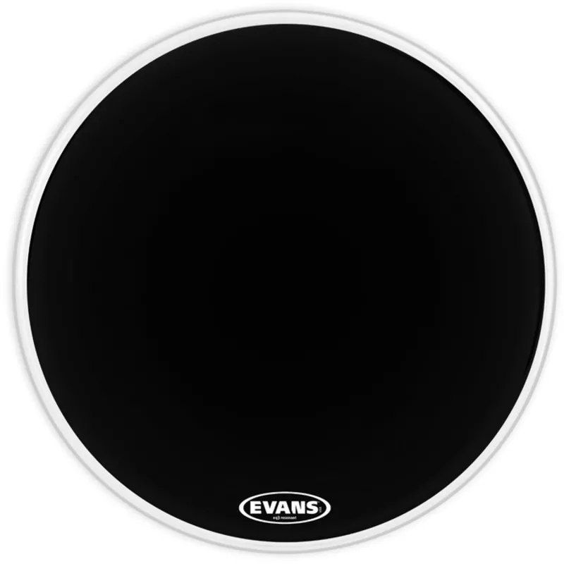 Evans EQ3 Resonant Black No Port – 20 in.
