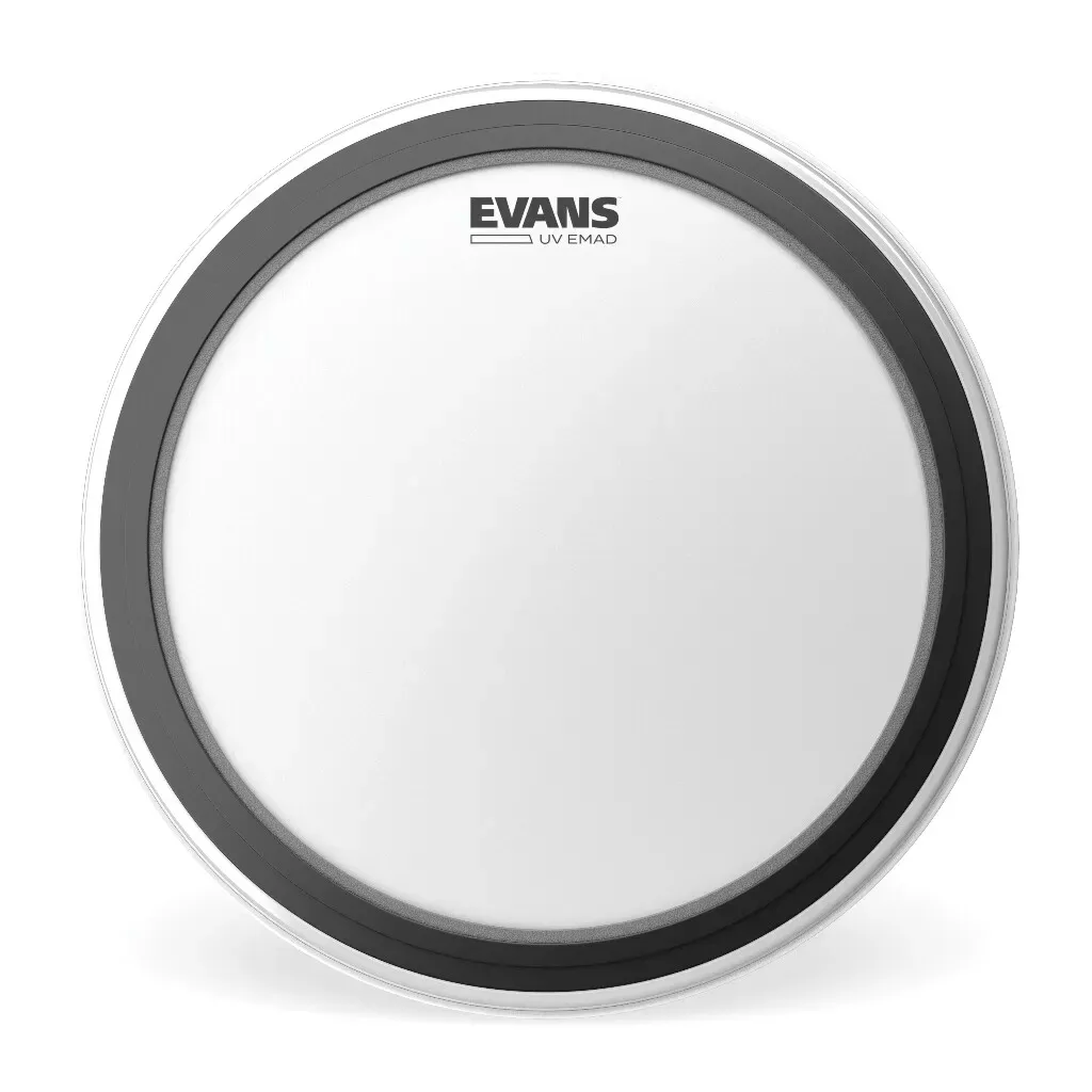evans-uv-emad-bd20emaduv-20-bass-drum-head-white Evans UV EMAD BD20EMADUV 20" Bass Drum Head, White