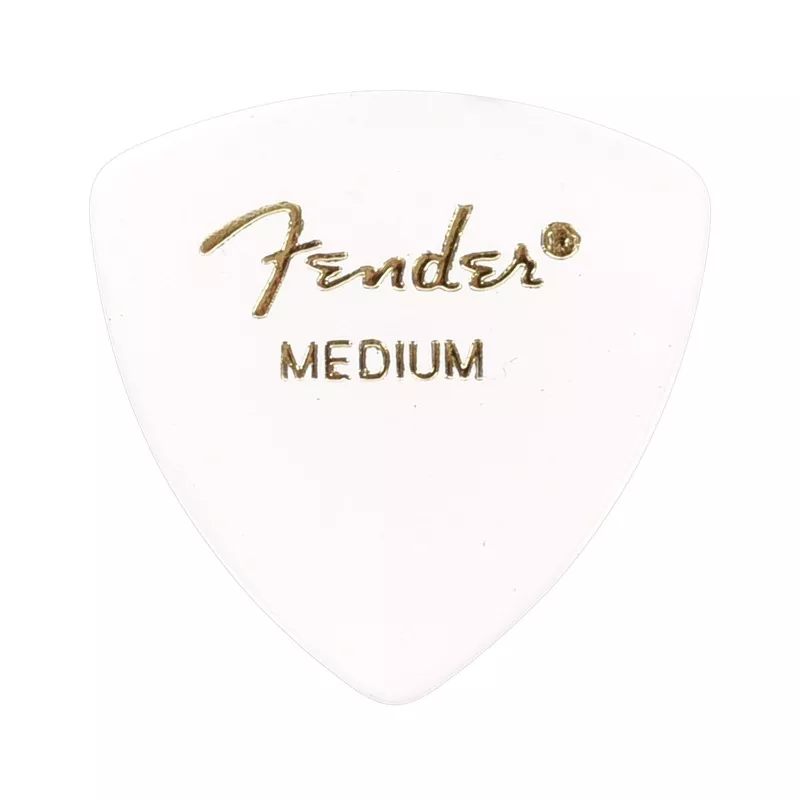 Fender 346 Picks White Medium 2 Pack (24) Bundle