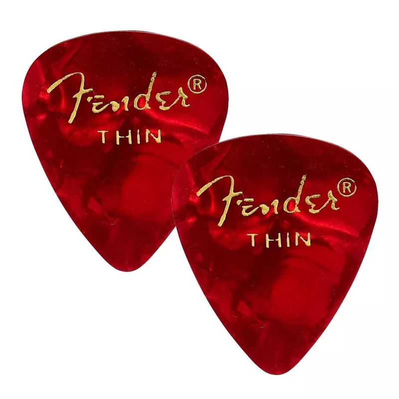 fender-351-pick-pack-red-moto-thin-2-pack-24-bundle Fender 351 Pick Pack Red MOTO Thin 2 Pack (24) Bundle