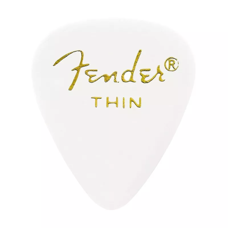 fender-351-pick-pack-white-thin-2-pack-24-bundle Fender 351 Pick Pack White Thin 2 Pack (24) Bundle