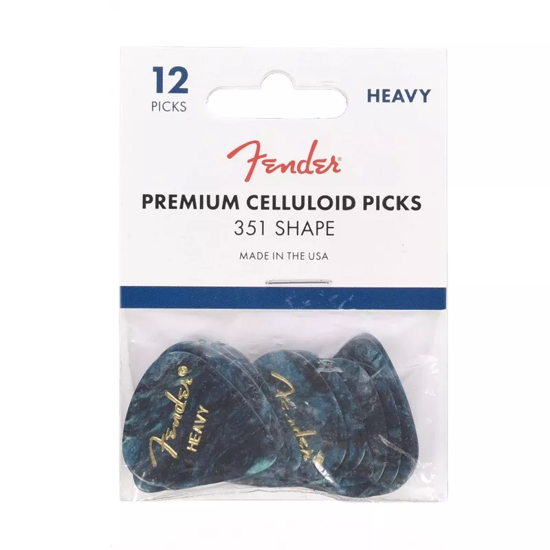 fender-351-picks-ocean-turquoise-heavy-2-pack-24-bundle Fender 351 Picks Ocean Turquoise Heavy 2 Pack (24) Bundle