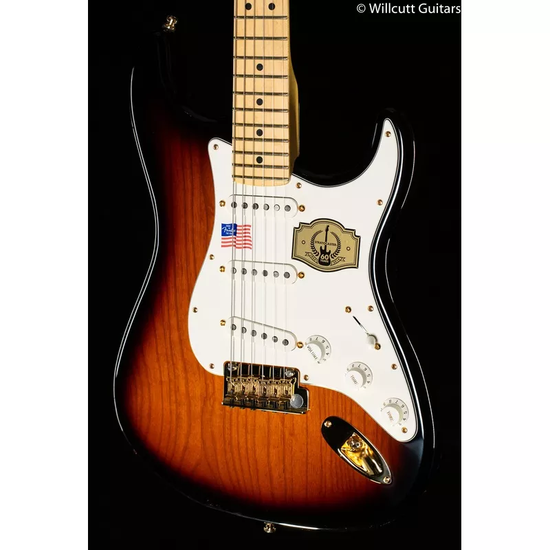 fender-60th-anniversary-commemorative-stratocaster-maple-fingerboard-2-color-sun Fender 60th Anniversary Commemorative Stratocaster Maple Fingerboard 2-Color Sunburst