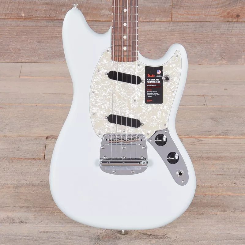 fender-american-performer-mustang-satin-sonic-blue Fender American Performer Mustang Satin Sonic Blue