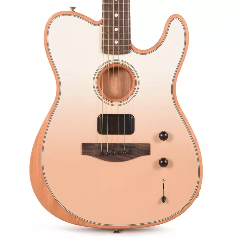 fender-artist-finneas-acoustasonic-telecaster-cappuccino-fade Fender Artist Finneas Acoustasonic Telecaster Cappuccino Fade